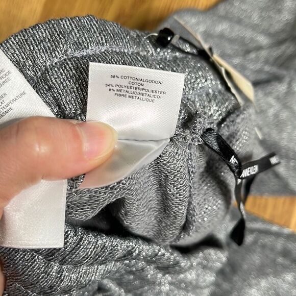 Anne Klein Womens Jogger Pants Elastic Waist Mid Rise Silver Size 3X NWT - Picture 11 of 14